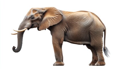 Fototapeta premium Profile of an elephant