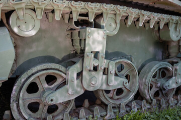 Armored tracked vehicle