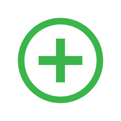 green plus sign