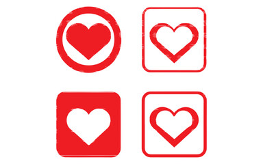 Heart Sketch Vector Collection