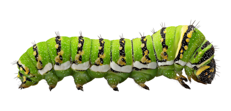 Caterpillar Isolated on Transparent Background PNG
