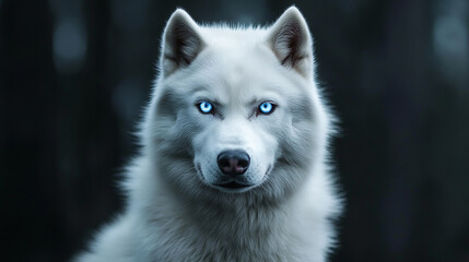 Obraz premium portrait of a siberian husky