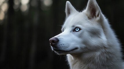Obraz premium portrait of a siberian husky