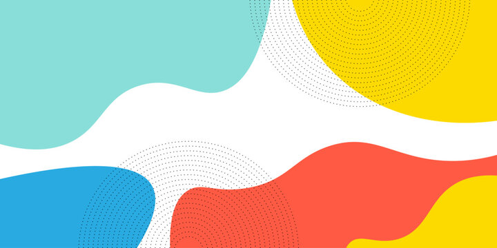 Abstract geometric pop art background with wave pattern.