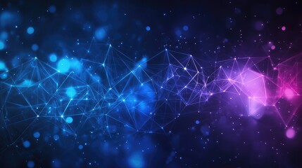 Abstract Network Connection Background.