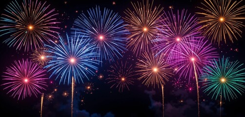 Firecrackers and anniversary background images, New Year, Festival, Fireworks, Banner Texture Advertising Posters