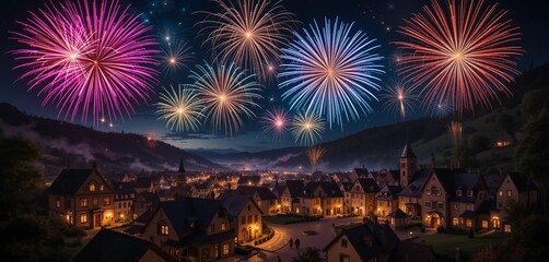 Firecrackers and anniversary background images, New Year, Festival, Fireworks, Banner Texture Advertising Posters