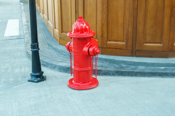 Fire hydrant on street,Typical red fire hydrant in city,Red fire Hydrant vintage style,Fire hidrant...