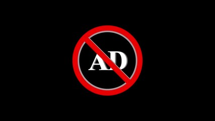 Advertising animations are not allowed, placing ads is prohibited. Lettering AND Logo Video, Luxury Ad Clothing Effects no ad crossed out mark color icon animation. ad not allowed icon animation - Powered by Adobe