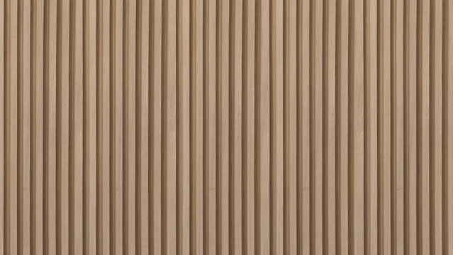 Wood background banner panorama long - Brown wooden acoustic panels wall texture , seamless pattern, vertical