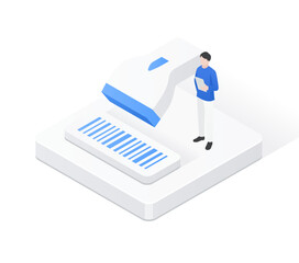 電子決済,アイソメ