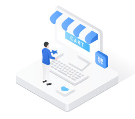 ネットショップ,アイソメ