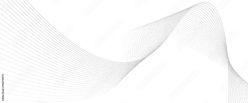 Sticker vector abstract wave line for banner, template, wallpaper background with wave design with future te