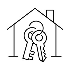 Smart Home Line Editable Stroke Icon. Secure, Technology, IoT, Voice Assistant, Controller UI Icon in a Flat Design. Outline Icons Vector Illustration.