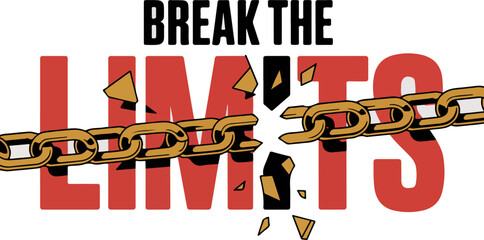 Break the limits t shirt