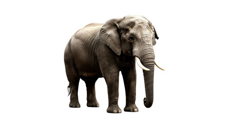 Naklejka premium Majestic African Elephant: A Stunning Wildlife Portrait