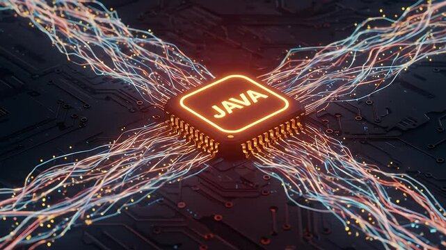 Java Chip: High-Tech Processing Concept