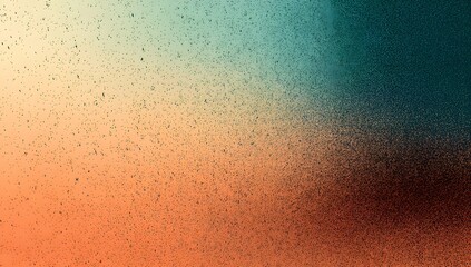 Fototapeta premium Abstract gradient background with a grainy texture, soft orange and teal colors, a grainy noise effect, a grain filter, a grain texture, a grainy gradient,
