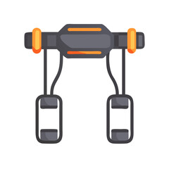  Professional Weighted Resistance Training Gear for Efficiency. Design of Fitness and Gym Icons.
