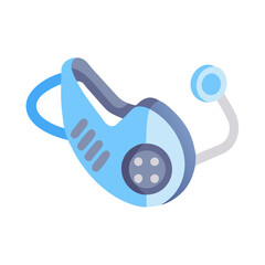  Innovative Adjustable Training Mask Icon. Design of Fitness and Gym Icons.