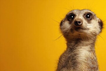 Fototapeta premium Curious meerkat close-up