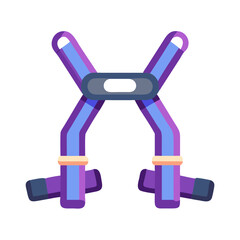  Portable Multi-Angle Gymnastics Training Equipment. Design of Fitness and Gym Icons.