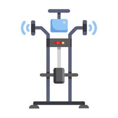  Smart Digital Weighted Strength Training Icon. Design of Fitness and Gym Icons.