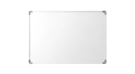 Blank Whiteboard: A Clean, Modern Surface for Presentations and Meetings