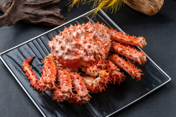 Steamed Alaskan King Crab