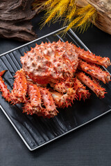 Steamed Alaskan King Crab