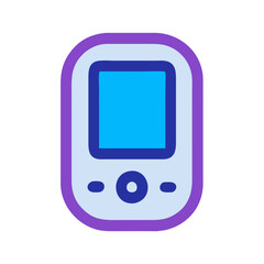  Dynamic Digital Pedometer Icon. Design of Fitness and Gym Icons.