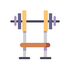  Adjustable Fixed Barbell Icon Design. Design of Fitness and Gym Icons.