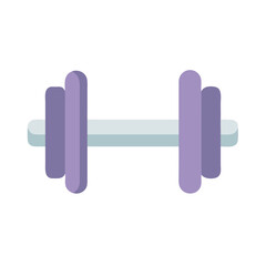  Dynamic Fixed Barbell Icon for Workouts. Design of Fitness and Gym Icons.