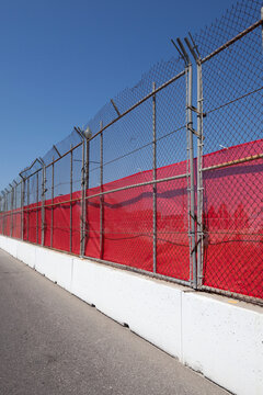 Safety Fence at Formula One Race