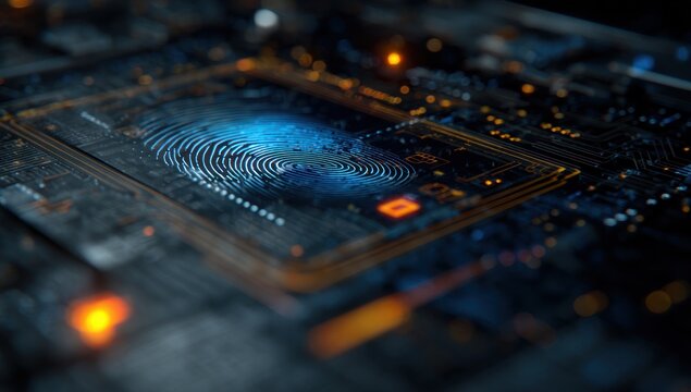 Digital fingerprint on circuit board