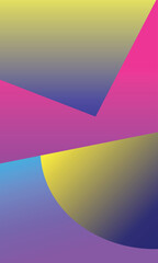 Abstract Gradient Geometric Background for Social Media Template – EPS Vector