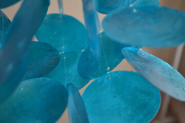 Close Up Blue Shell Chimes