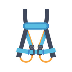  Cross Training Pulling Harness Icon. Design of Fitness and Gym Icons.