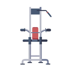  Multi-Function Gym Power Tower Icon. Design of Fitness and Gym Icons.