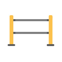  Innovative Parallel Bars Icon. Design of Fitness and Gym Icons.