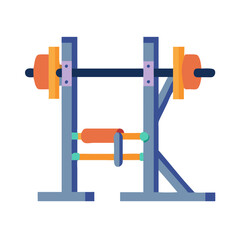  Dynamic Smart Weighted Squat Trainer Icon. Design of Fitness and Gym Icons.