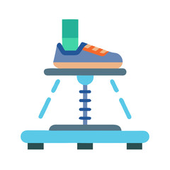  Versatile Smart Weighted Jump Trainer Icon Design. Design of Fitness and Gym Icons.