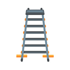  Effective Heavy-Duty Resistance Ladder for Speed Training. Design of Fitness and Gym Icons.