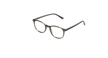 Eyeglasses with tortoise shell frame isolated PNG with Transparent Background
