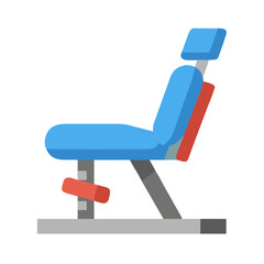  Versatile Leg Press Machine Icon. Design of Fitness and Gym Icons.
