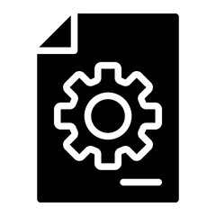 settings document icon