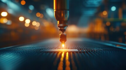 Precision Laser Cutting Technology in Modern Industrial Workshop