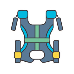  Versatile Compact Full Body Resistance Icon. Design of Fitness and Gym Icons.