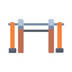  Versatile Multi-Grip Pull-Up Bar Icon Design. Design of Fitness and Gym Icons.