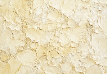 Fototapeta premium Textured Beige Plaster Wall with Cracked and Peeling Finish for Interior Design or Artistic Background